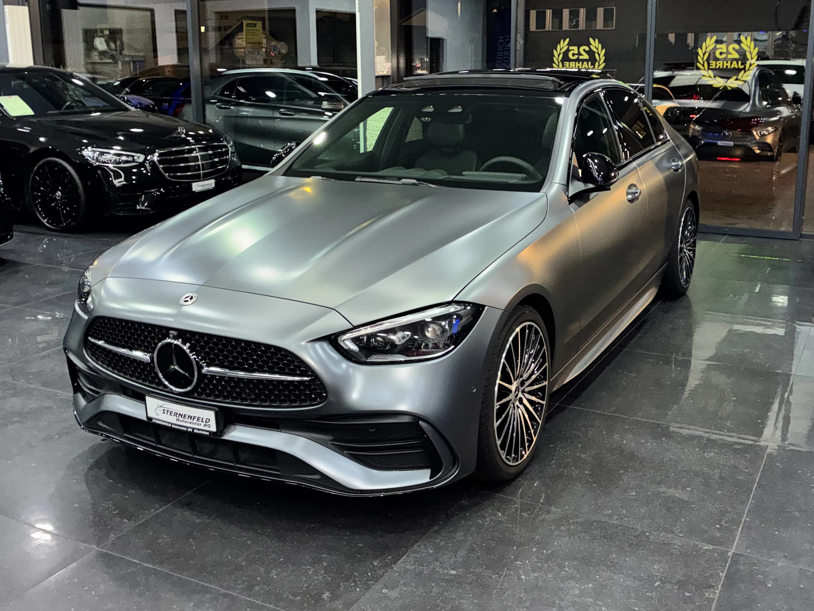 Mercedes-Benz C 220 d 4Matic AMG Line — Occasion bei Sternenfeld Autocenter, Birsfelden